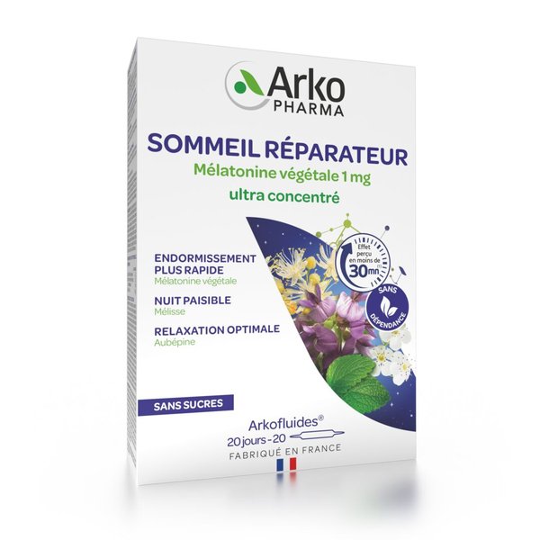 Arkofluides® Sommeil Réparateur — 20 ampoules