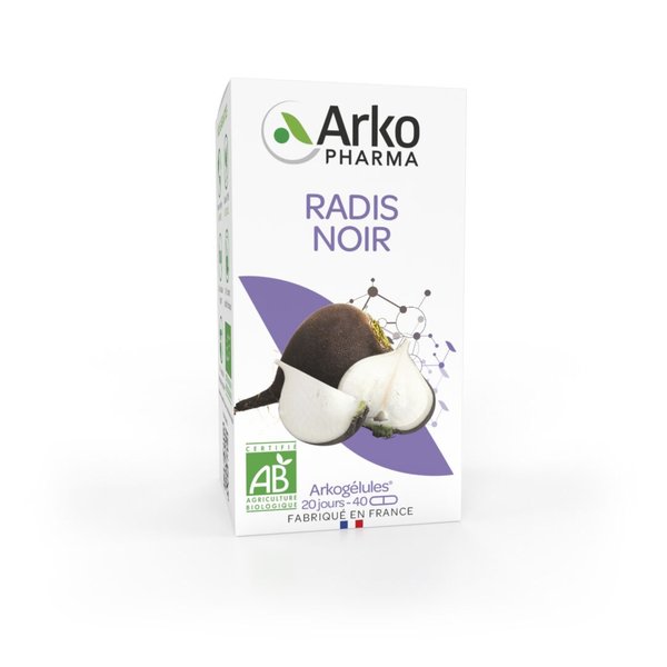 Arkogélules® BIO Radis Noir — 40 gélules
