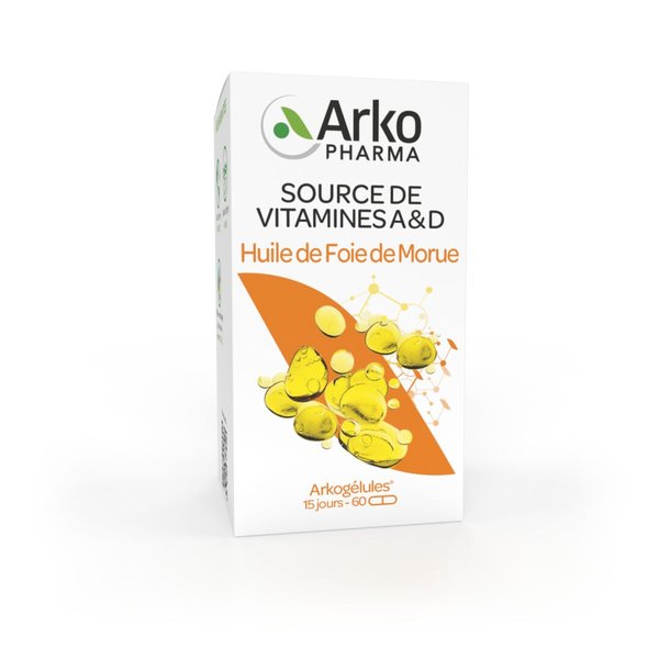Arkogélules® Huile de Foie de Morue — 220 capsules