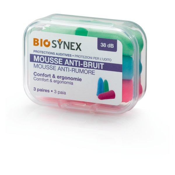 BIOSYNEX PROT AUDITIV MOUSSE 3PAIR