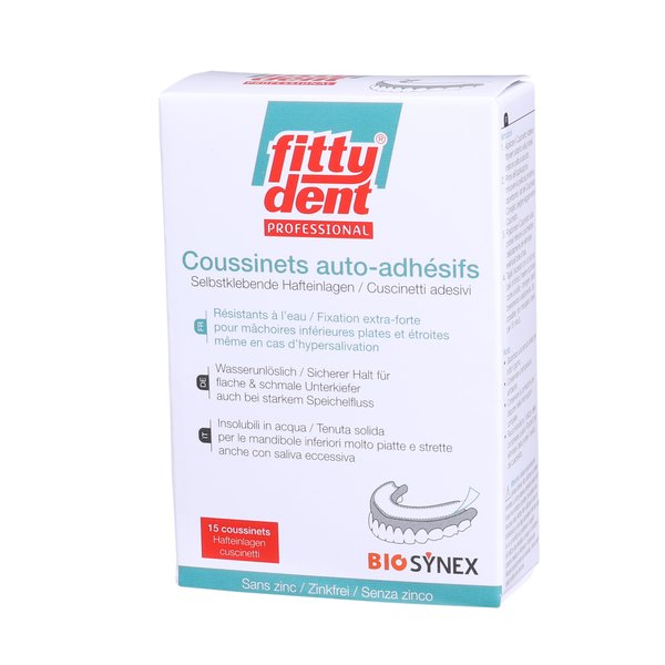 FITTYDENT PRO COUSSINET ADHESIF 15