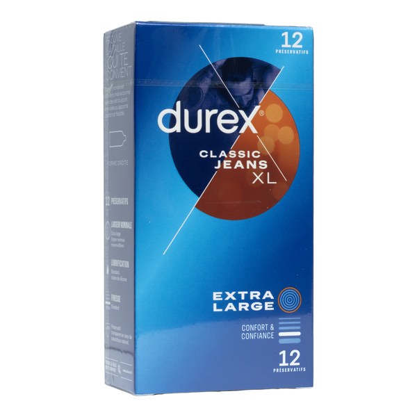 PRESERV DUREX CLASSIC JEANS XL X12