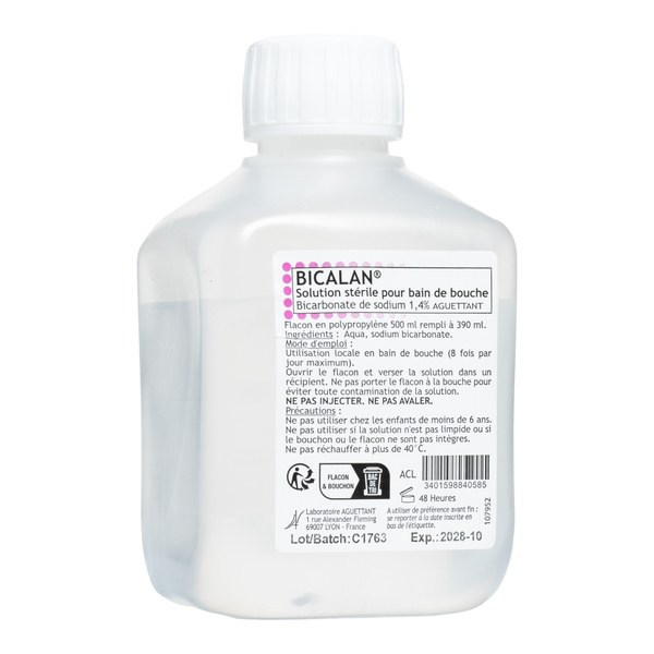 BICALAN B/BOUCH SOL STERIL500ML