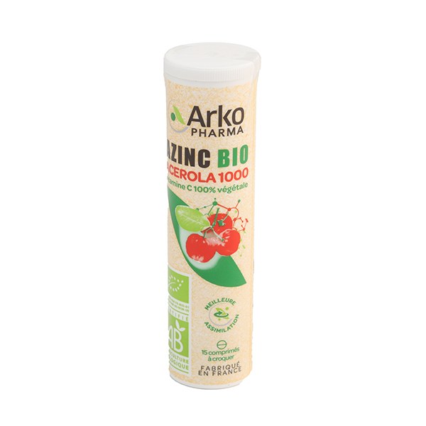 AZINC NATUREL ACERO 1000 BIO CPR30