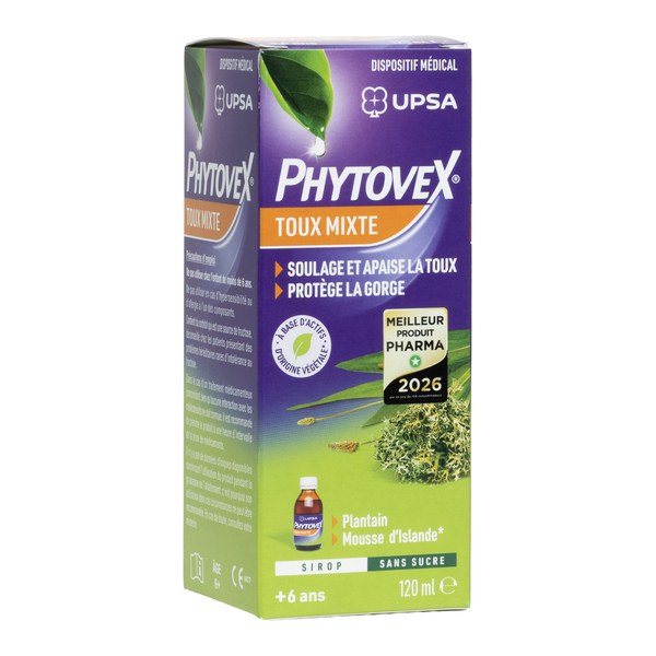 PHYTOVEX SIROP TX MIXTE S/SUCRE