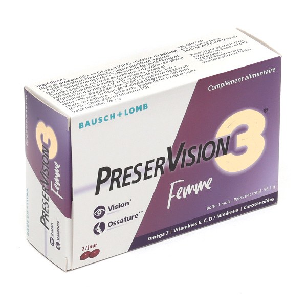 PRESERVISION 3 FEMME CAPS 60