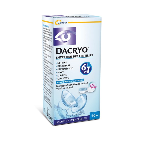 DACRYOLENS ENTRETIEN LENTILLE360ML