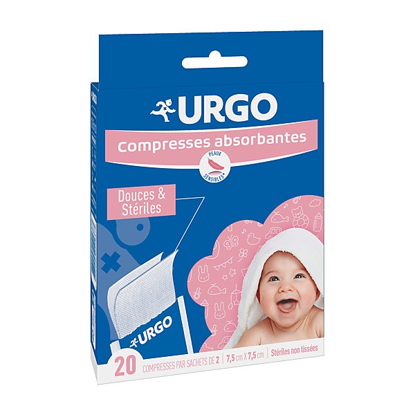 URGO COMP ST FAMILLE 7,5X7,5CM 100