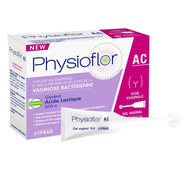 PHYSIOFLOR AC GEL VAGIN UNID 5ML 8