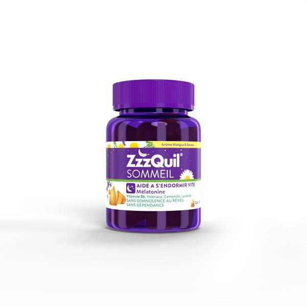 ZZZQUIL SOMMEIL MANG/BANA GOMME 30