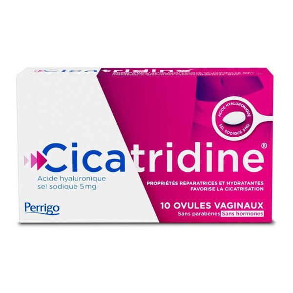 CICATRIDINE OVULE VAGINAL 10