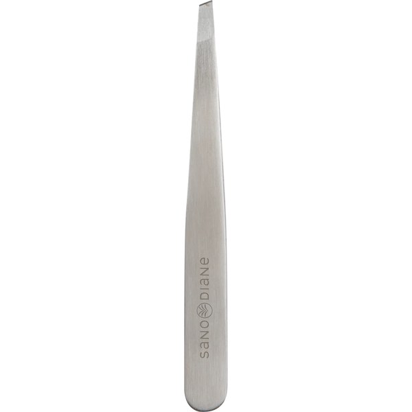 Pince épilation mors biais – Acier inoxydable mat
