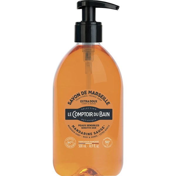 Savon liquide – Mandarine et sauge