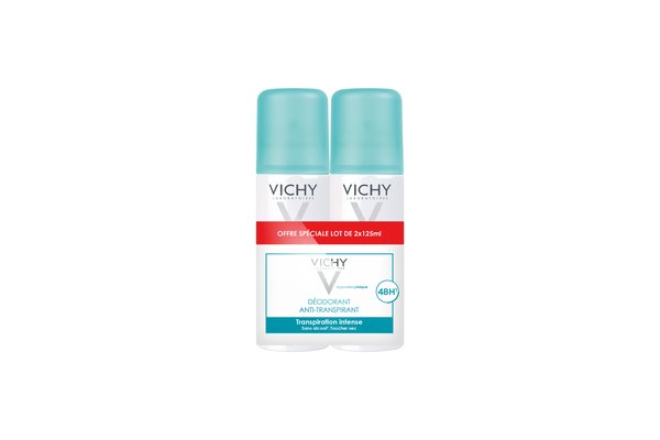 2x Déodorant Anti-Transpirant 48H Aérosol 250ml