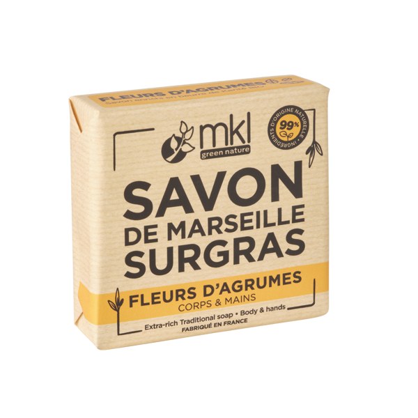 Savon de Marseille  fleurs d'agrumes 100g