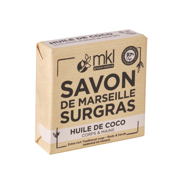 Savon de Marseille solide surgras - Huile de Coco — 100 g