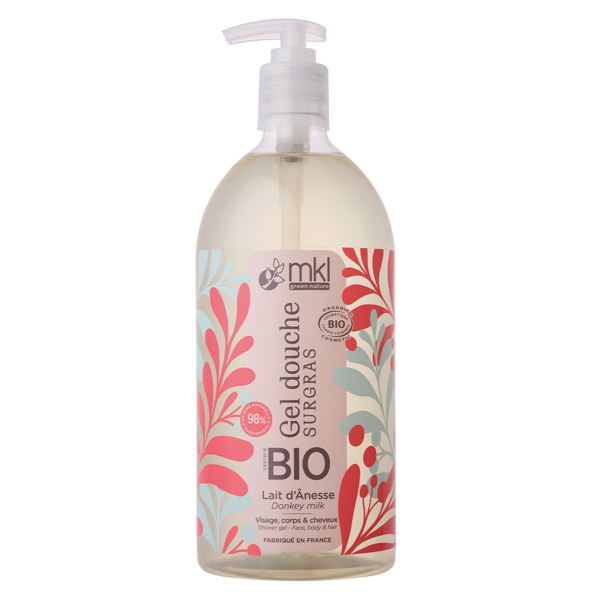Gel douche certifié BIO - Lait d'ânesse