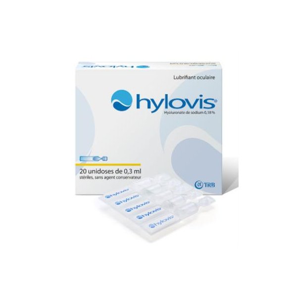 HYLOVIS LUBRIF OCUL DOS0,3ML 20