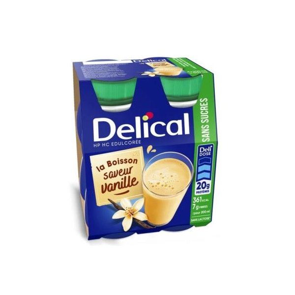 DELICAL BOIS HPHC EDULC VAN4X200ML