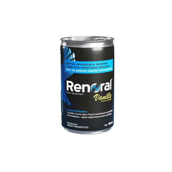 RENORAL VANILLE CANETTE 150ML X3