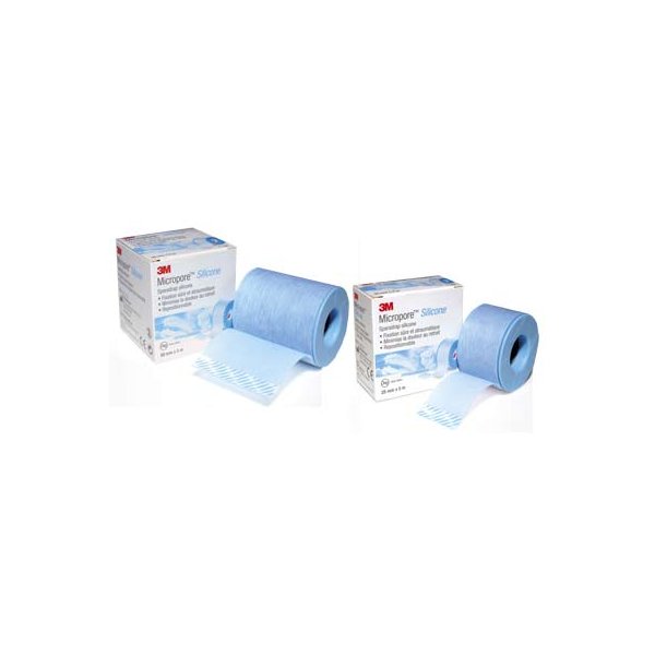 MICROPORE SILICONE 2,5CMX5M 1