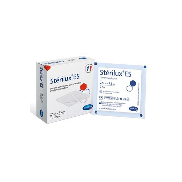 COMP ST 50X2 STERILUX ES 7,5X7,5