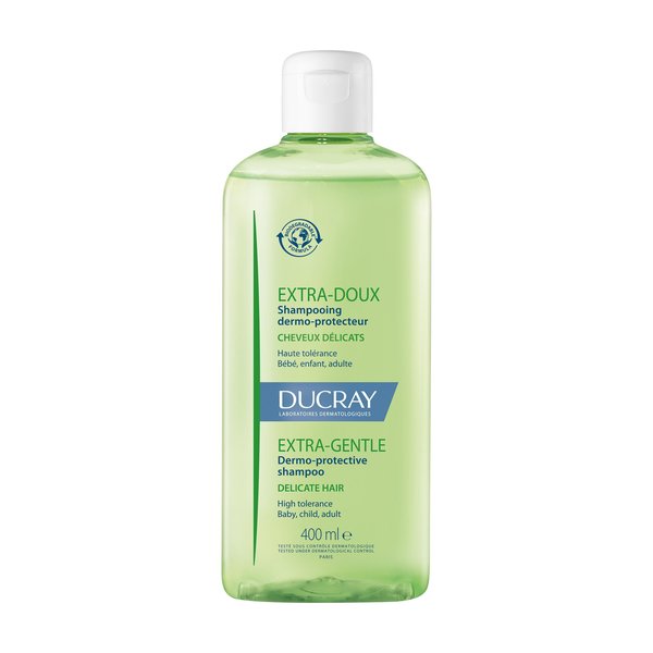 Ducray - Extra-Doux - Shampooing Dermo-Protecteur - Cheveux Normaux et Délicats Pompe 400 ml