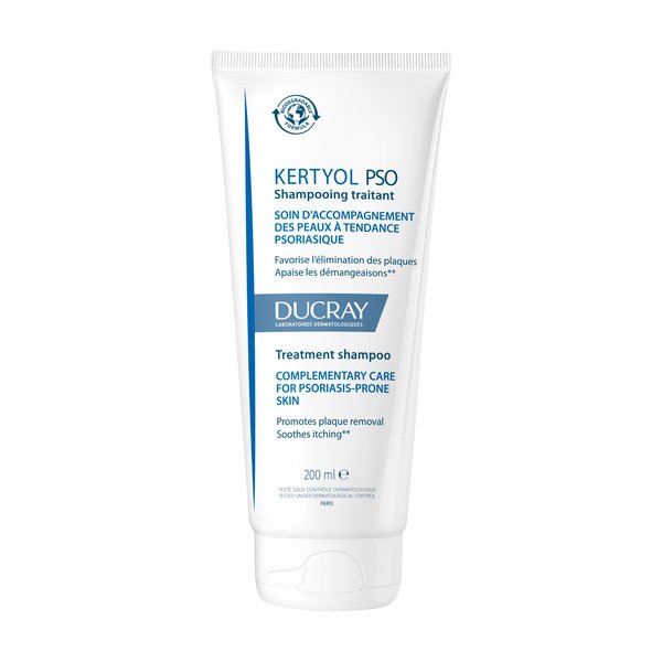 Ducray - Kertyol Pso - Shampooing Traitant Rééquilibrant Anti-Démangeaison 200 ml