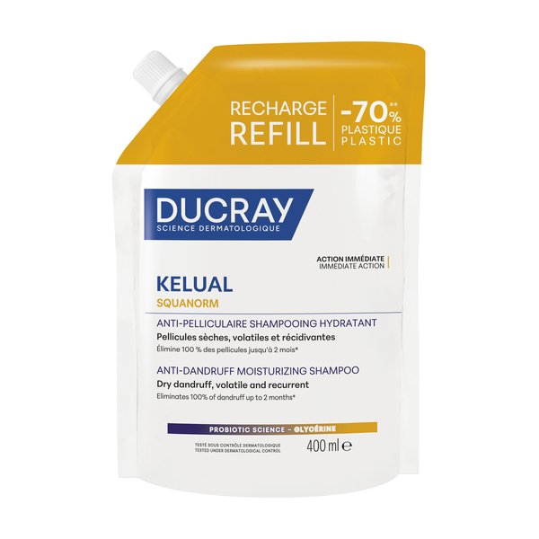 Ducray Shampooing Hydratant Anti-Pelliculaire Kelual Squanorm 400 ml