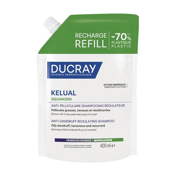 Ducray Shampooing Régulateur Anti-Pelliculaire Kelual Squanorm 400 ml