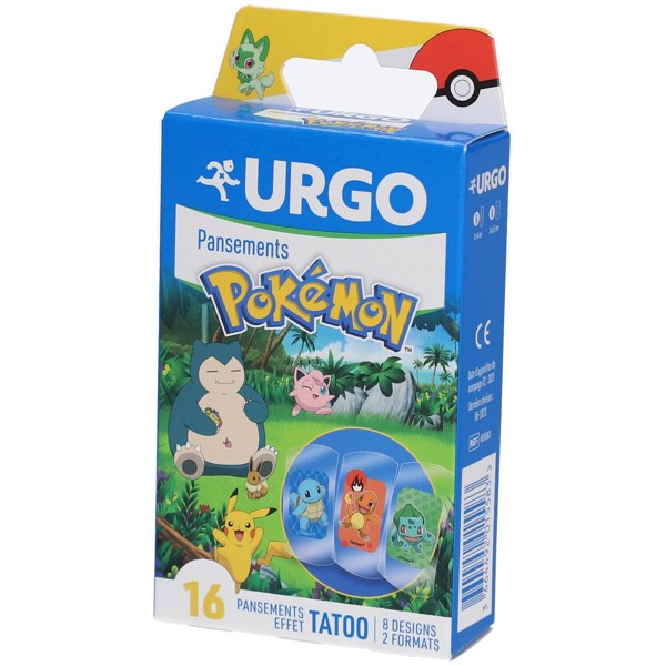 URGO PANS POKEMON TATOO 16