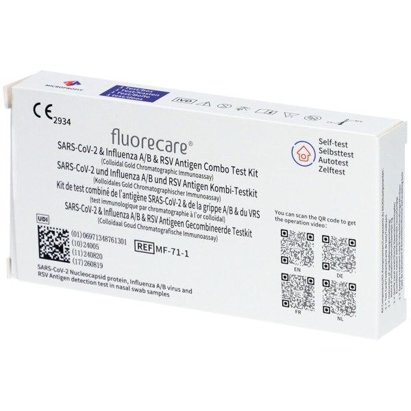 FLUORECARE TEST 4EN1 COVID 25