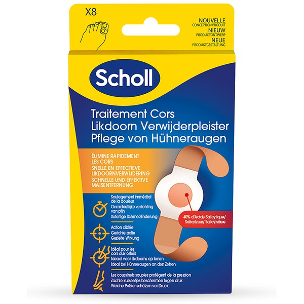 SCHOLL PANS CORICIDES CORS 8