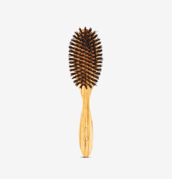 Brosse Cheveux Demi-Lune Bois d'Olivier